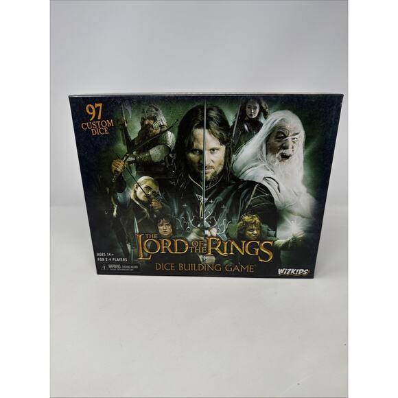The Lord of the Rings Dice Building Game Wizkids Board Game - New Open Box - Picture 1 of 9